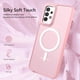 thumbnail image 4 of Funda para teléfono GUAGUA Galaxy A32 5G, 6.5 pulgadas, magnética, rosa mate, 4 of 9