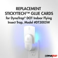 thumbnail image 2 of Dynatrap DOT StickyTech Replacement Glue Cards for Flying Insect Control - Cloud, 6 pack, 2 of 10