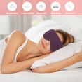 thumbnail image 4 of Masque pour les Yeux de Sommeil 3 Pcs avec Sangle Ajustable Masque pour les Yeux Confortable Masque pour les Yeux Portable, 4 of 8