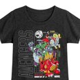 thumbnail image 3 of Marvel The Avengers - Mech Schematic - Toddler And Youth Girls Fitted Short Sleeve Graphic T-Shirt, 3 of 5