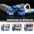 thumbnail image 3 of Fridja Engineering Toy Mining Car Truck Building Toy Construction Play Vehicles for Kids Tanker, Crane, Postal Truck Children's Birthday Gift, 3 of 4