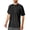 Black, variant on Men's Short Sleeve UPF 50+ T-Shirt Quick Dry Rash Guard Athletic Running Swim Top Tee Performance Water Shirts Mint Green