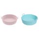 thumbnail image 1 of Cesta para Freidoras Aire Silicona Revestimientos Antiadherentes Horno Fácil Limpieza (revestimiento) Color Rosa, 1 of 8