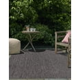 thumbnail image 3 of Rugs.com Outdoor Solid Collection Rug – 5' x 8' Black Flatweave Rug Perfect For Bedrooms, Dining Rooms, Living Rooms, 3 of 4