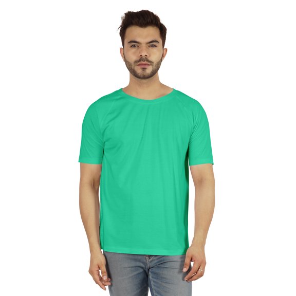 Inkmeso Mens Short Sleeve Solid Raglan T-shirt Cotton Casual Baseball Tee Shirt