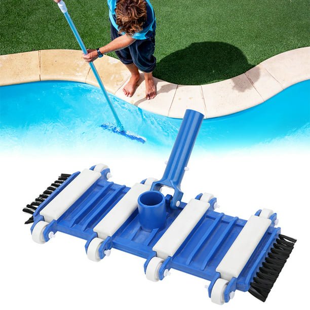Convenient Pool Cleaning Tool, Flexibility Pool Vacuum Brush Head Vacuum Head, For Water Parks Swimming Pools Fish Ponds Aquariums