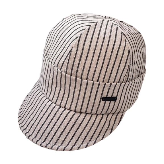 Sun Hats for Women , Hiking Hat Women , Gardening Hat for Women Stylish Striped Baseball Sun Hat for Outdoor Summer Beach Activities and Casual Daily Wear