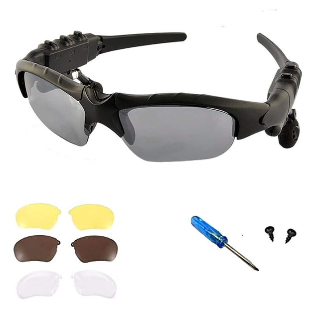Gafas de sol Bluetooth MP3 con lentes polarizadas inalámbricas Grofulor