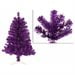 thumbnail image 2 of 3' Pre-Lit Purple Full Artificial Sparkling Tinsel Christmas Tree - Purple Lights, 2 of 2