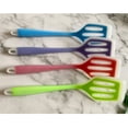 thumbnail image 4 of Billuyoard Huevo Pescado Sartén Cuchara Frito Pala Espátula Utensilios de cocina Utensilios de cocina de silicona Juego antiadherente Utensilios de cocina Cocina y Comedor Violeta Billuyoard HA004862-04, 4 of 6