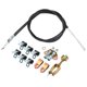 thumbnail image 1 of 1 Juego Universal Freno Estacionamiento Freno Cable Kit Metal Plástico Negro, 1 of 7