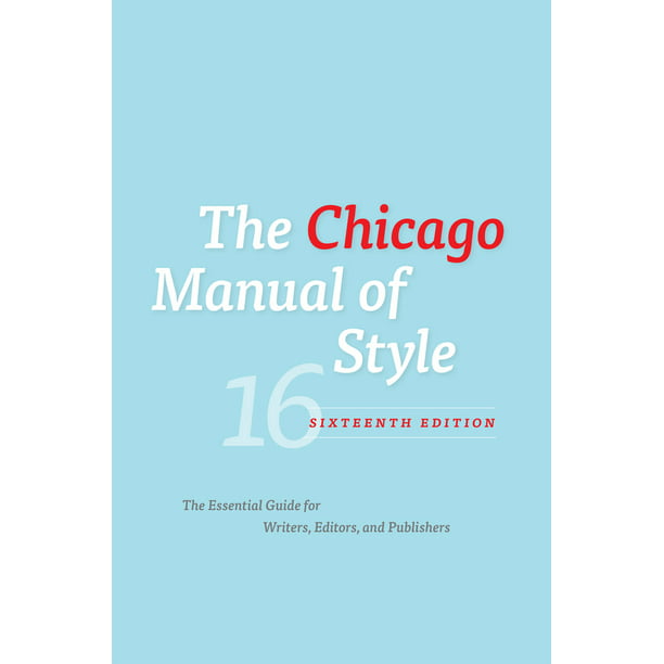 chicago manual of style dissertation
