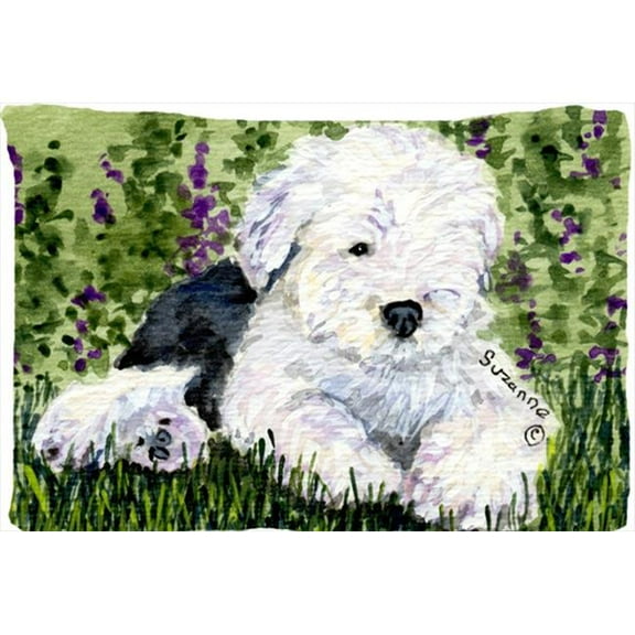 20.5 x 30 in. Old English Sheepdog Moisture Wicking Fabric Standard Pillowcase