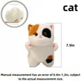 thumbnail image 2 of Black Cat Plush Realistic Cat Stuffed Animal Cute Animal Plush Birthday Christmas Gift for Girlfriend, 2 of 4
