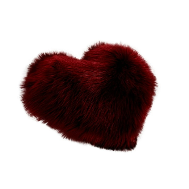 Yhmxh Fundas de cojín decorativas con forma de corazón, ideales para regalar, decorar el sofá del hogar.