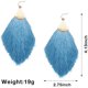 thumbnail image 3 of Pendientes Largos Elegantes Con Borla - Azul Cielo Xemadio LRWJ272-3, 3 of 6