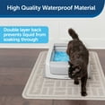 thumbnail image 3 of PetSafe Anti-Tracking Litter Mat, Works with All Cat Litter Boxes, Non-Slip, Durable, Gray, Large, 3 of 7