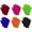 6 Pair Black & Orange & Rose Red & Blue & Jujube Red, variant on Ponceau 6 Pairs Kids Gloves Winter Toddler Knit Gloves Boys Girls Stretchy Magic Gloves Solid Color