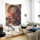 thumbnail image 2 of Tapiz de Mujer Maravilla para colgar en la pared, póster artístico, decoración para dormitorio, sala de estar, dormitorio, fiesta en casa, 60 x 51 pulgadas, 2 of 8