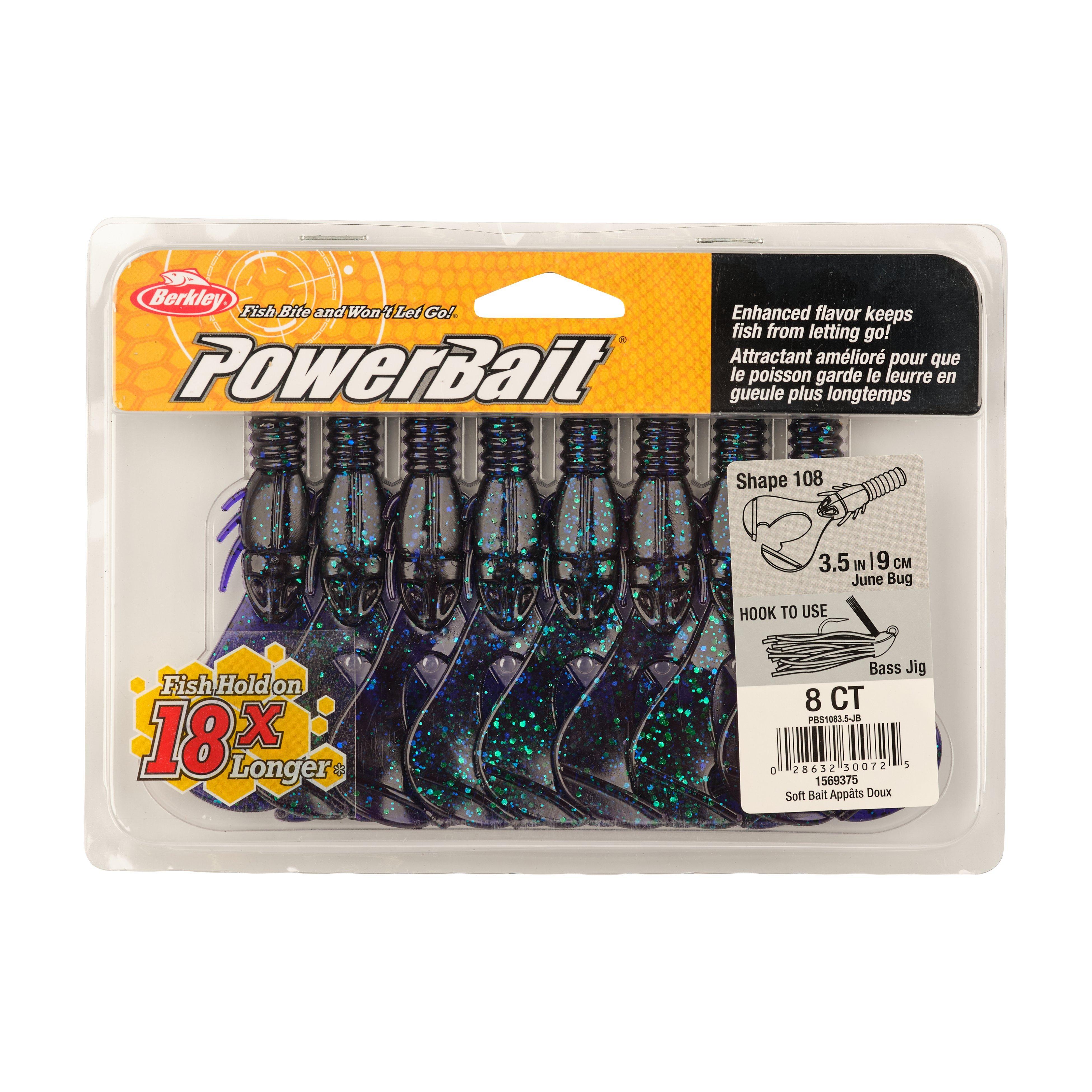Berkley PowerBait® Shape 108, 3.5 in, June Bug