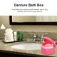thumbnail image 3 of Caja portátil para almacenar y limpiar prótesis dentales, práctica y segura, material de alta calidad, sin toxinas ni olores, colores variados (rojo, amarillo, verde, azul, rosa, blanco). Ideal para, 3 of 6