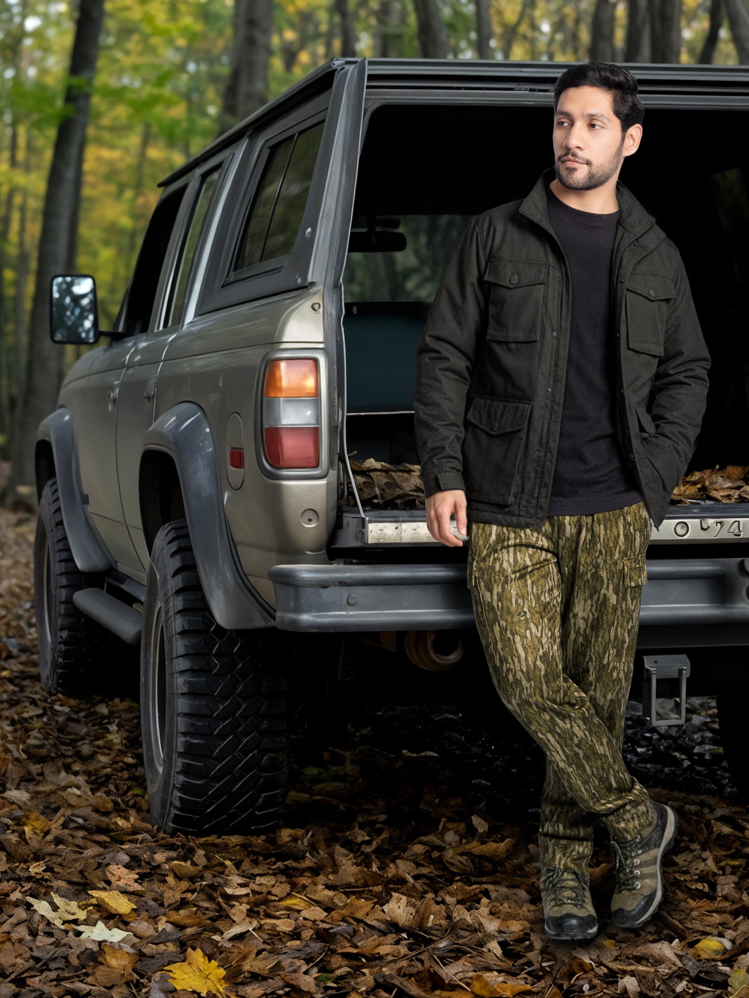 Mossy Oak Men's Cargo Jogger Pants, Sizes S-3XL