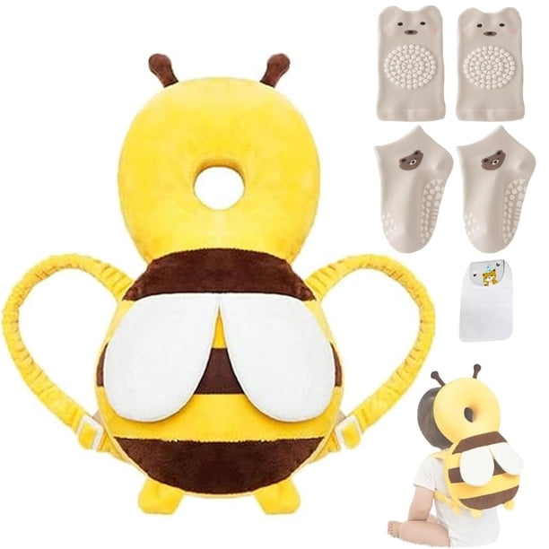 Mochila protectora para la cabeza del bebé MINOCHI Yellow Bee