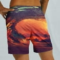 thumbnail image 5 of Njoeus Mens Swim Trunks, Mens Shorts Men Big & Tall Tropical Print Swim Board Shorts, Drawstring Elastic Waist Men's Fashion Hawaiian Beach Shorts Swimwear Bathing Suits S-5XL, 5 of 6