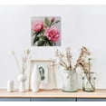 thumbnail image 3 of Nawypu Flowers Pink Canvas Wall Art Textured Painting Nature Simple Pictures Artwork Framed for Bathroom Living Room Bedroom Dinning Room Home Office Decor, 3 of 4