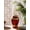 Gold & Red, variant on Aluminum Handcrafted Urn - Elegant Keepsake Holder for Adult Human Ashes (Onyx & Chrome)
