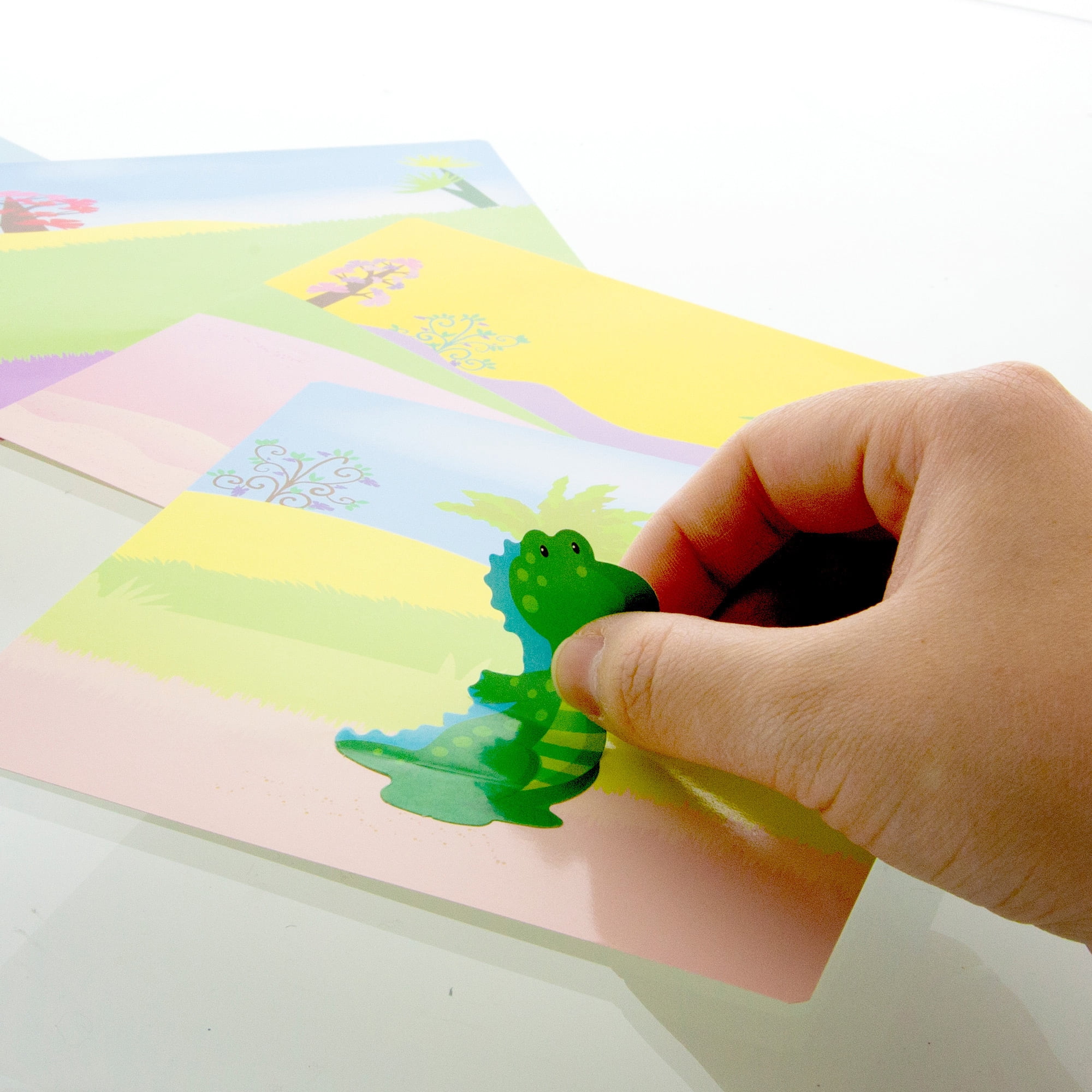 BAZIC Dinosaur Series Assorted Sticker (80/Bag) [3862]