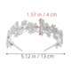 thumbnail image 2 of KALLORY 1Ud Rhinestone Headdress Plata Vintage Para Mujer Accesorio De Y Resistente, 2 of 8