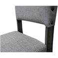 thumbnail image 3 of Best Master 5-Piece Solid Wood Round Dinette Set in Antique Rustic Gray, 3 of 5