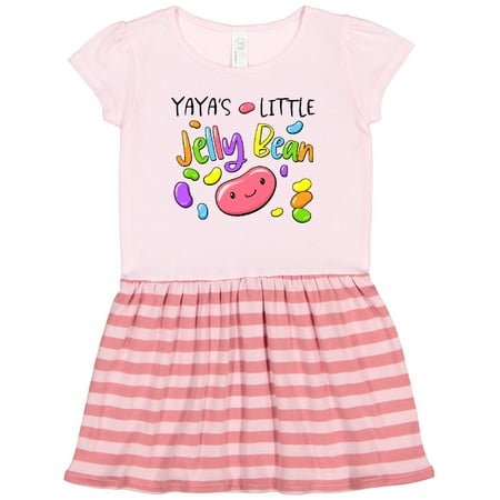 

Inktastic Yaya s Little Jellybean Cute Easter Candy Gift Toddler Girl Dress