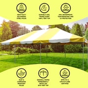 Party Tents Direct Weekender West Coast Frame Party Tent, Yellow, 20 ft x 30 ft