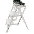 thumbnail image 5 of ToppiJoy 3-Layer Folding Step Ladder, Portable Folding Wooden Step Stool, 5 of 13
