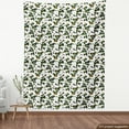 thumbnail image 4 of Abstract Fabric by the Yard, Animal Skin Inspired Spots and Plants, Decorative Upholstery Fabric for Chairs & Home Accents, Hunter Green Yellow by Ambesonne, 4 of 5