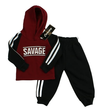 

Pre-owned Canopy Boys Black | White | Red Apparel Sets size: 12 Months