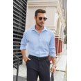 thumbnail image 2 of COOFANDY Mens Business Dress Shirts Long Sleeve Button Up Shirt formal Work Shirts, 2 of 6