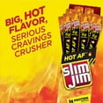 Slim Jim Giant Smoked DHF10 Meat Snack Stick, Hot AF Flavor, 0.97oz