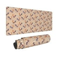 thumbnail image 2 of Pofeuu Roosters In Floral Print Desk Mat for Keyboard and Mouse，Computer Desk Matt for Desktop，Large Mouse Pad for Desk，Desk Pads on Top of Desks 12x31.5in, 2 of 8