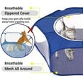 thumbnail image 2 of PEACNNG Small Animal Playpen, Animals Cage Tent Breathable Transparent Pet Tent Pet Playpen with Top Cover Auto-Open Indoor Outdoor Exercise Foldable Yard Fence for Small Animals., 2 of 5