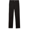 thumbnail image 1 of Pantalones IZOD para niños frente plano de sarga negro talla 14, 1 of 1
