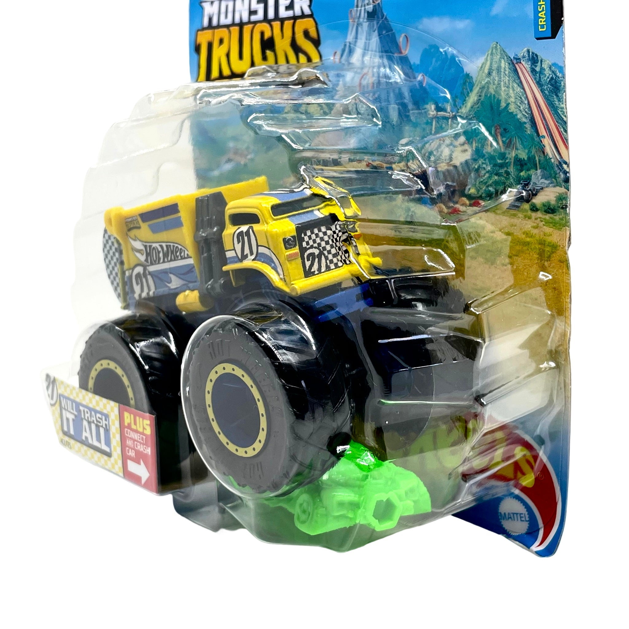 Hot Wheels Monster Trucks Crash Legends Tri To Crush-me 164 Diecast Car  Mattel Toys - ToyWiz