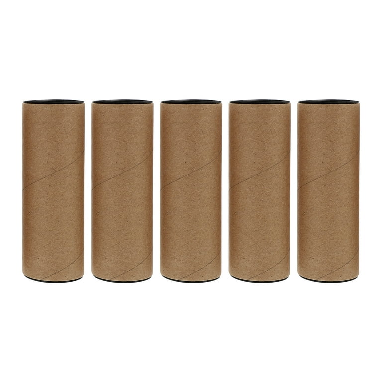 5pcs Round Paper Tubes Poster Tubes Painting Tubes Wrapping Paper Tubes 