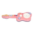 thumbnail image 4 of Guitarra para bebé, juguete de guitarra con pilas, juguetes musicales para niños pequeños, diseño aerodinámico de guitarra para niños pequeños, 4 of 8