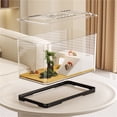 thumbnail image 4 of Transparent Turtle Viewing Tank - Desktop Aquarium for Feeding and Observation, 4 of 5