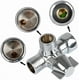 thumbnail image 5 of Shower Arm Made of Solid Brass, 3Way Diverter Valve for Fixed Shower Head, G1/2 Inch Shower Arm TAdapter, Replacement Part for Shower System, 5 of 5