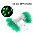 thumbnail image 3 of Hermosas luces de hadas de cadena LED decoradas con hojas para uso en fiestas y festivales con caja de batería (5 m), 3 of 8