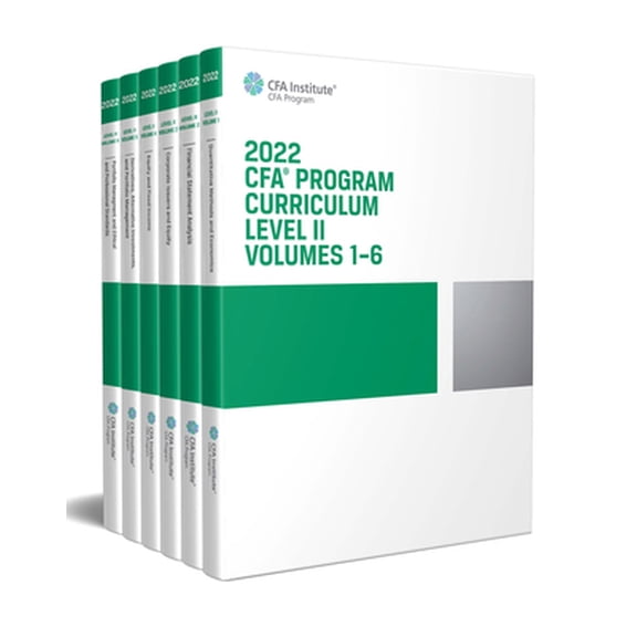 Pre-Owned 2022 Cfa Program Curriculum Level II Box Set (Paperback) 195015761X 9781950157617